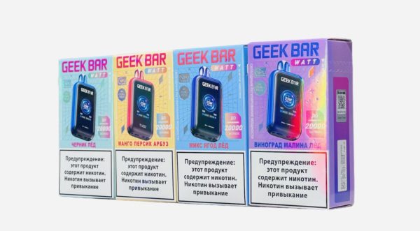 Заряжаемая Одноразовая Сигарета Geek Bar Watt - 20000