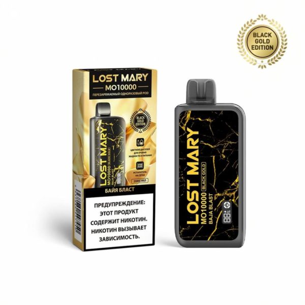 Lost Mary MO10000 Black Gold Байя Бласт (Кокос, Манго, Ананас)